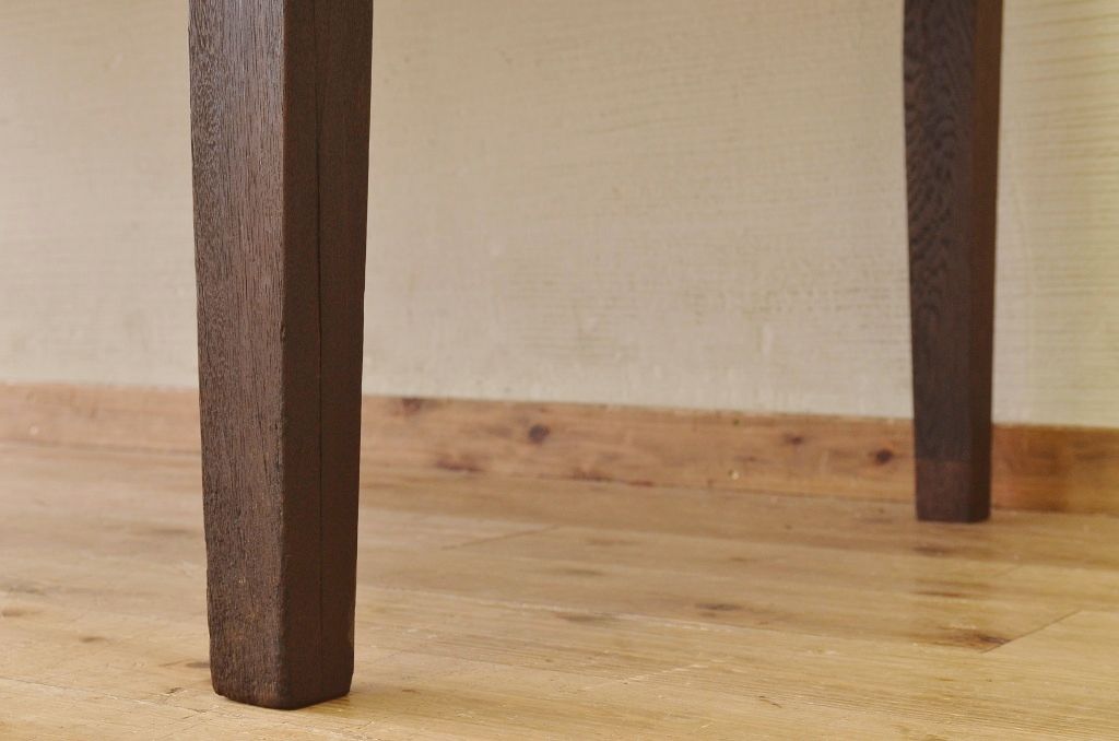 アンティーク家具　1950〜60年代　ナラ材の大きな作業台(ダイニングテーブ)1