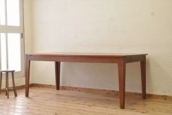 アンティーク家具　1950〜60年代古い学校の大きな作業台(ダイニングテーブル)1