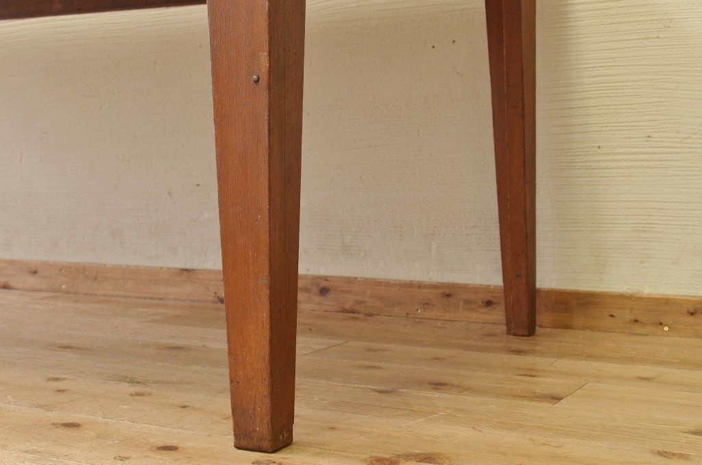 アンティーク家具　1950〜60年代古い学校の大きな作業台(ダイニングテーブル)1