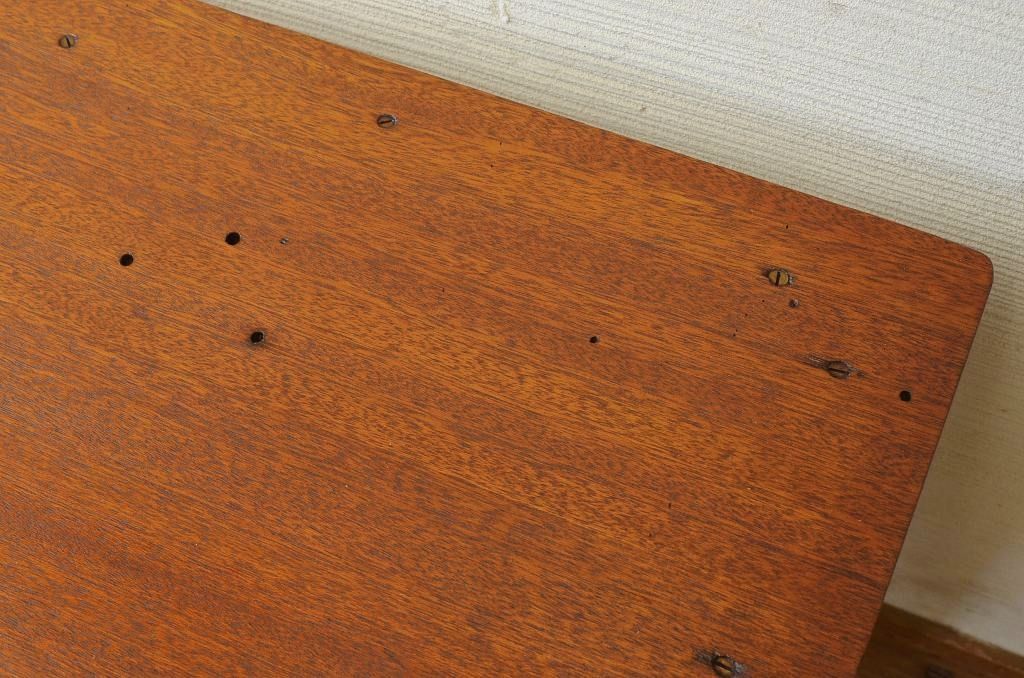 アンティーク家具　1950〜60年代古い学校の大きな作業台(ダイニングテーブル)2