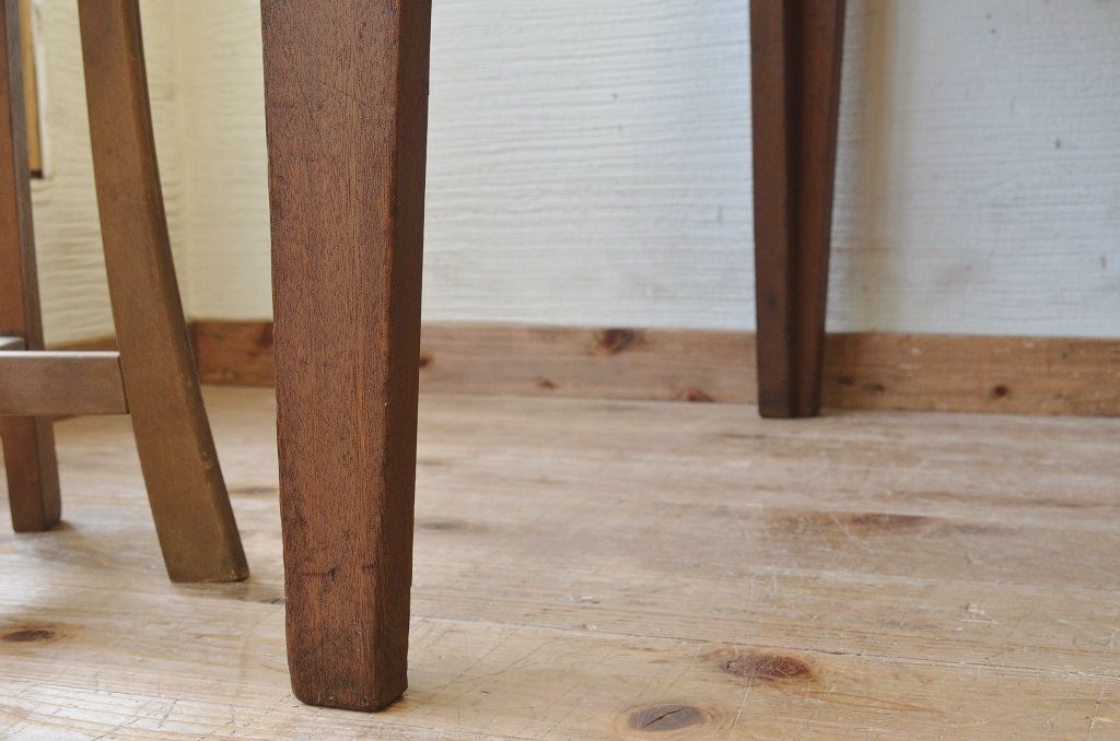 アンティーク家具　1950〜60年代古い学校の大きな作業台(ダイニングテーブル)2