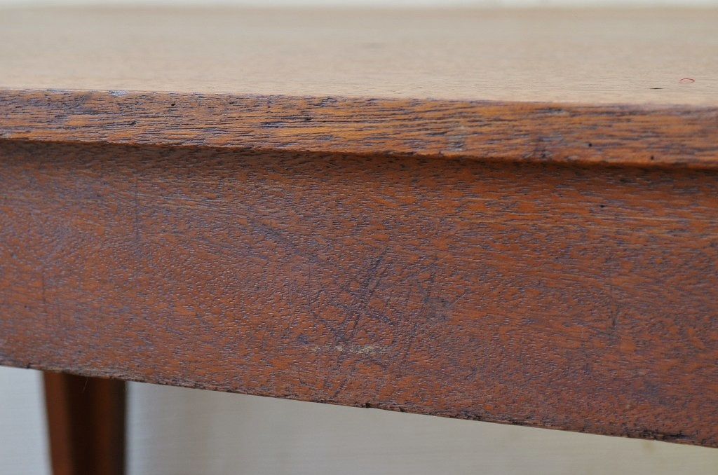 アンティーク家具　1950〜60年代古い学校の大きな作業台(ダイニングテーブル)2