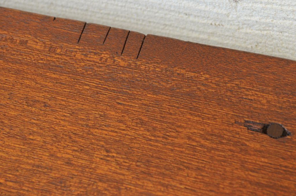 アンティーク家具　1950〜60年代古い学校の大きな作業台(ダイニングテーブル)3
