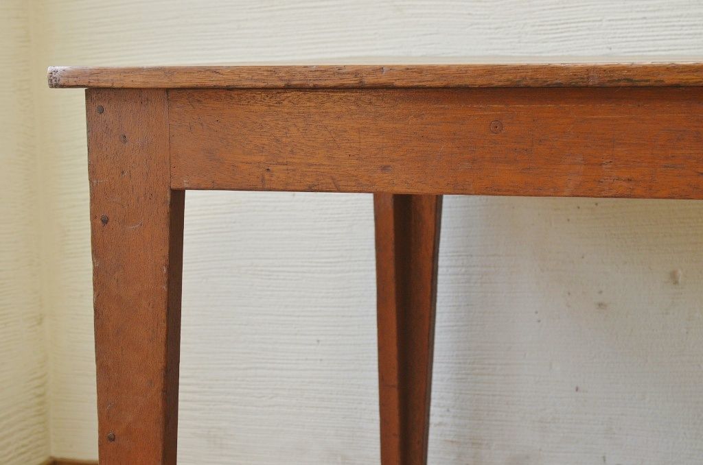 アンティーク家具　1950〜60年代古い学校の大きな作業台(ダイニングテーブル)3