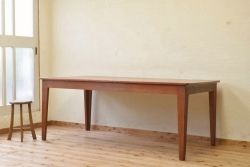 アンティーク家具　1950〜60年代古い学校の大きな作業台(ダイニングテーブル)4
