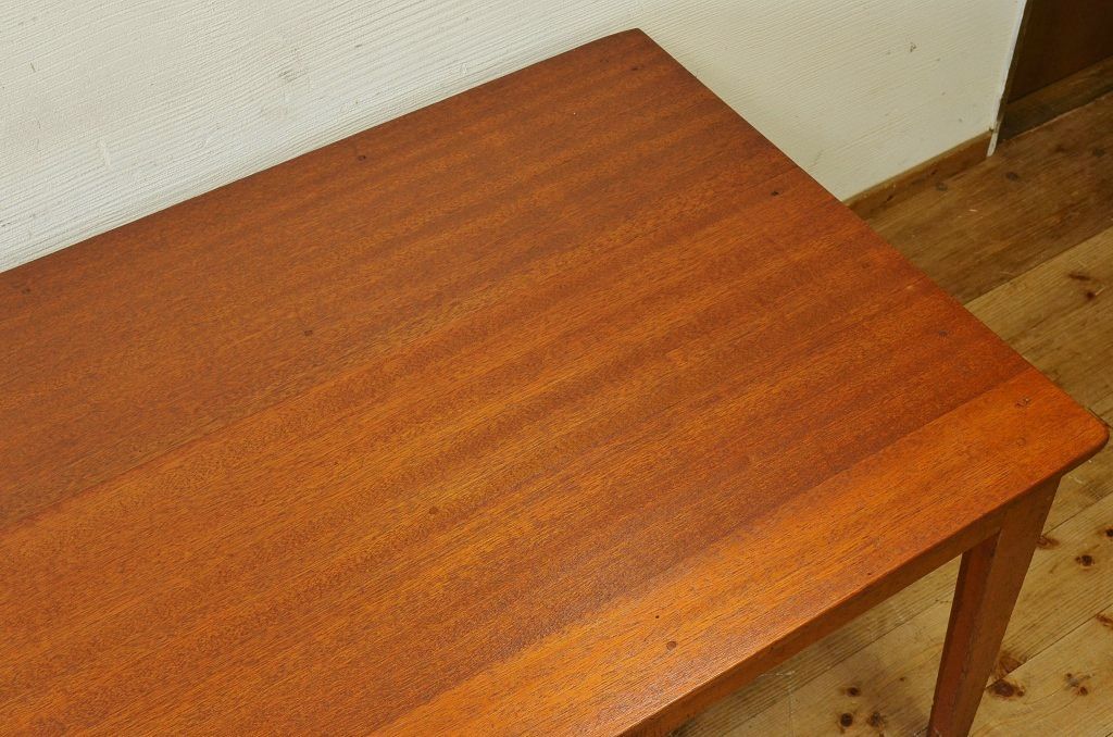 アンティーク家具　1950〜60年代古い学校の大きな作業台(ダイニングテーブル)4