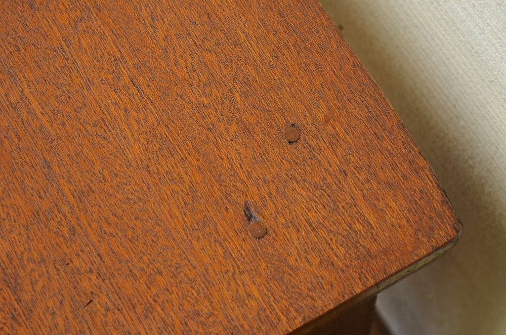 アンティーク家具　1950〜60年代古い学校の大きな作業台(ダイニングテーブル)4