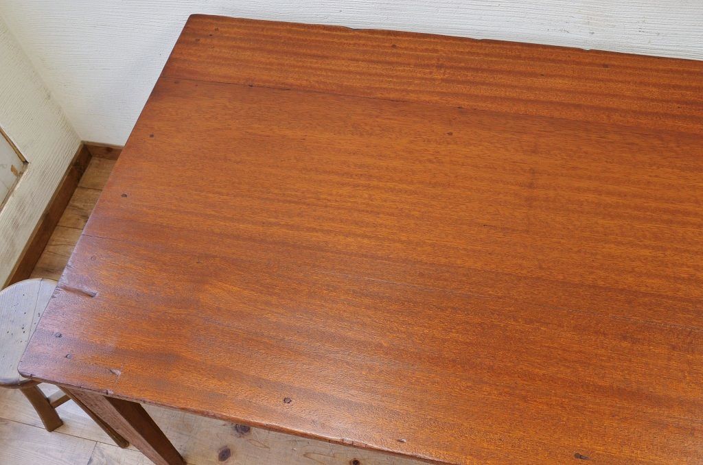 アンティーク家具　1950〜60年代古い学校の大きな作業台(ダイニングテーブル)5