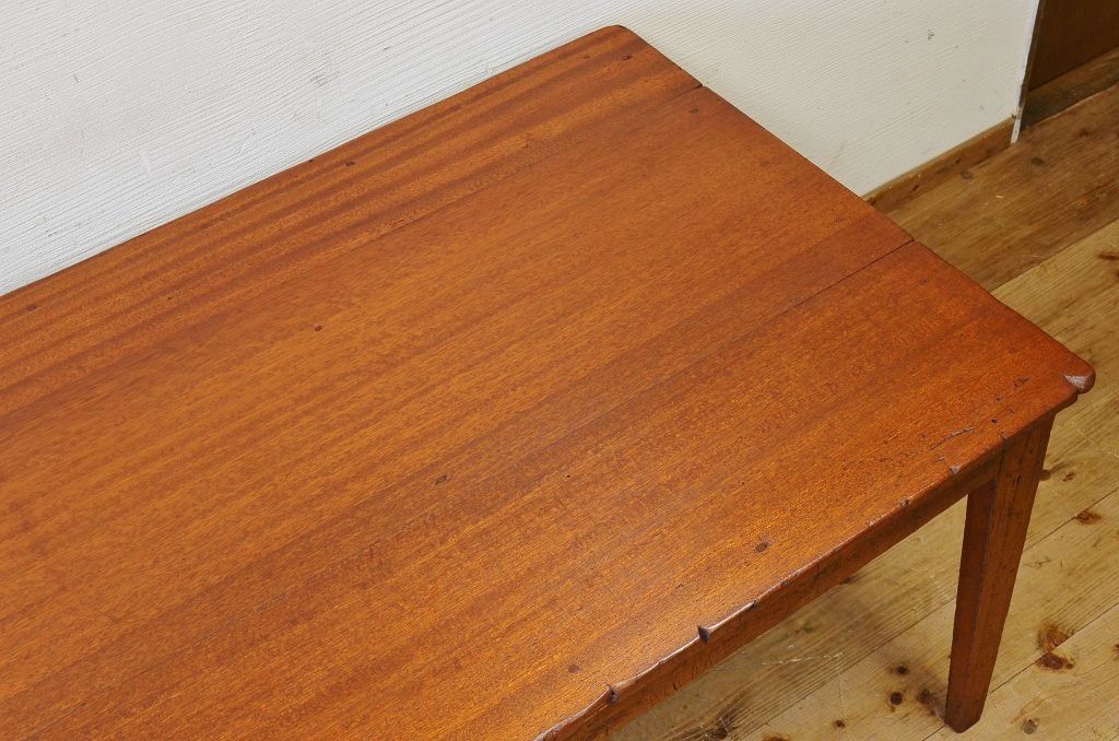 アンティーク家具　1950〜60年代古い学校の大きな作業台(ダイニングテーブル)5