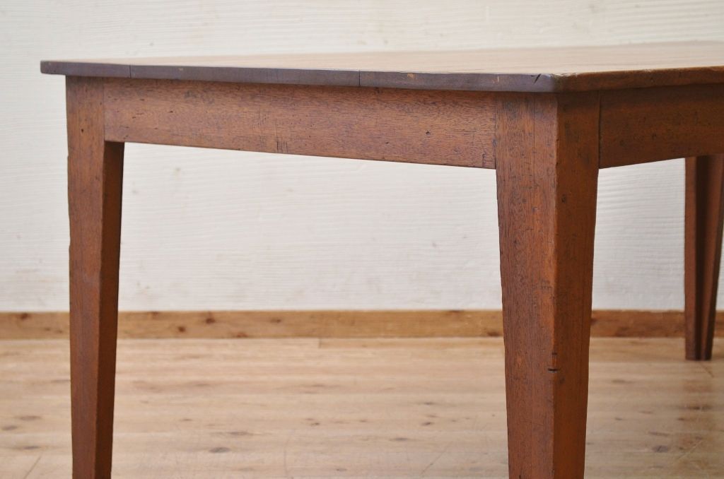 アンティーク家具　1950〜60年代古い学校の大きな作業台(ダイニングテーブル)5