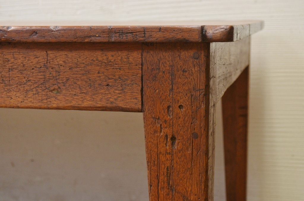 アンティーク家具　1950〜60年代古い学校の大きな作業台(ダイニングテーブル)5