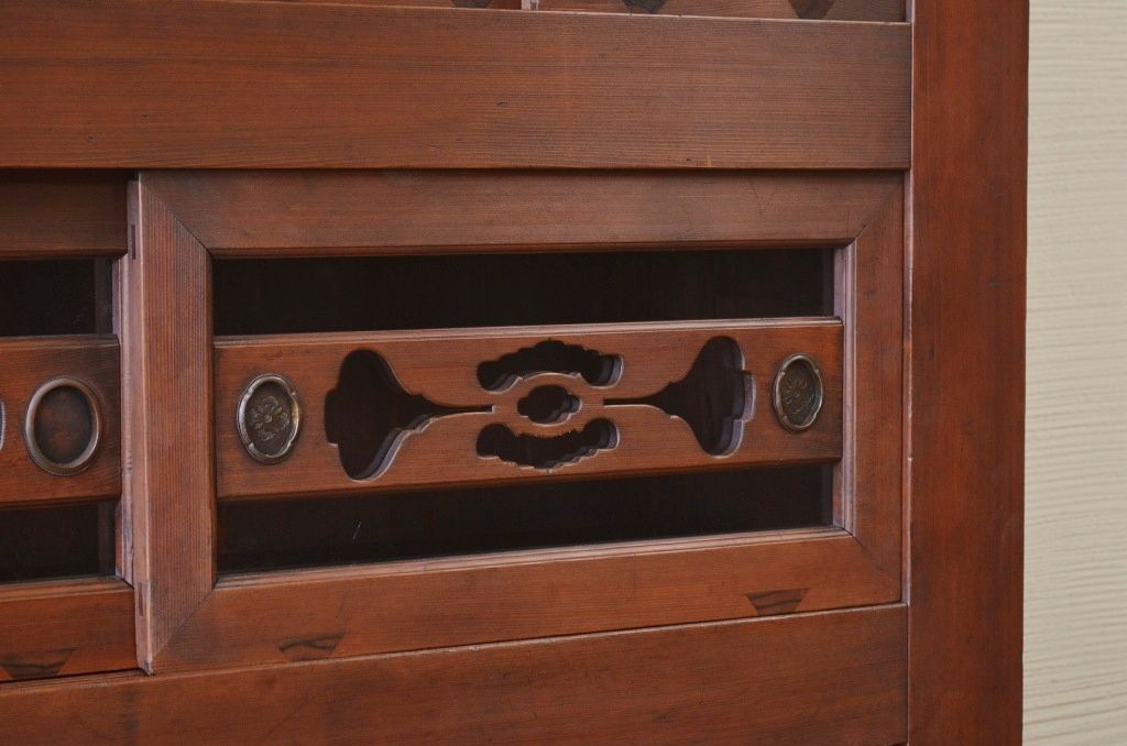 極上美品!二段重ね四尺水屋箪笥