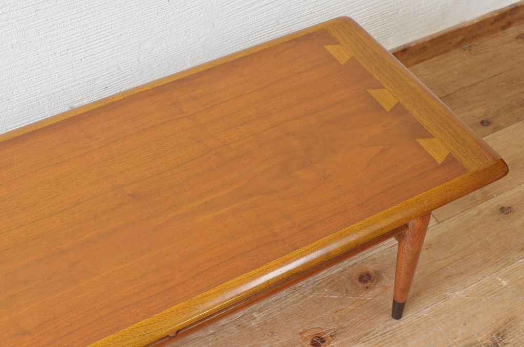 アンティーク家具　1960年代　アメリカ「レーン」製コーヒーテーブル (センターテーブル)