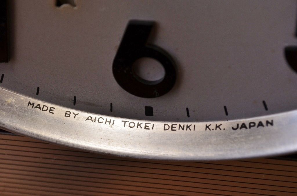 アンティーク雑貨　アイチ製カレンダー掛け時計(ボンボン時計、柱時計)