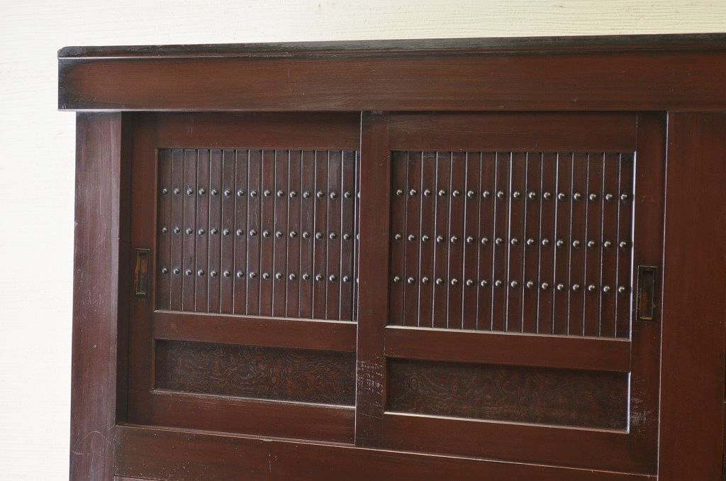 アンティーク家具　明治〜大正　味わい深い六尺水屋箪笥
