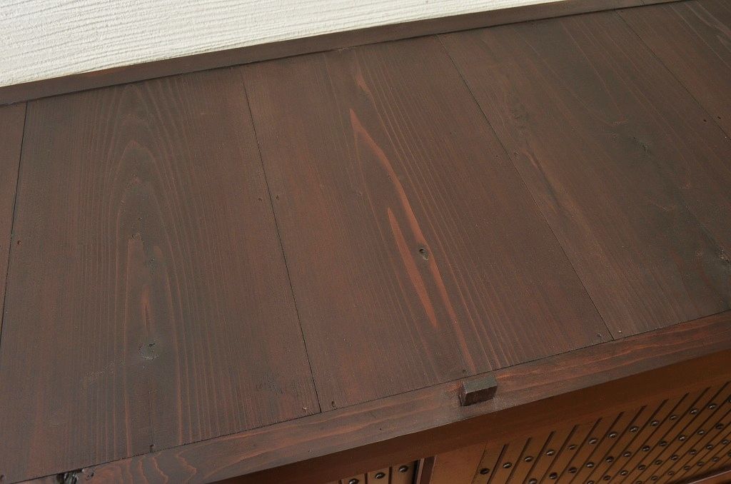 アンティーク家具　明治〜大正　味わい深い六尺水屋箪笥