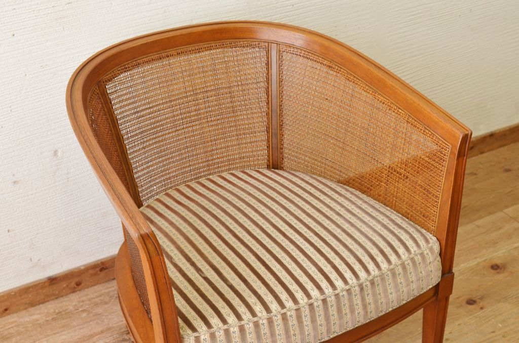 中古　ドレクセルヘリテイジ製ラウンジチェア1脚(椅子、イス)