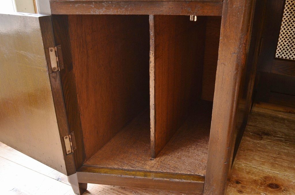 アンティーク家具　子供用の組み立て式アンティーク両袖机