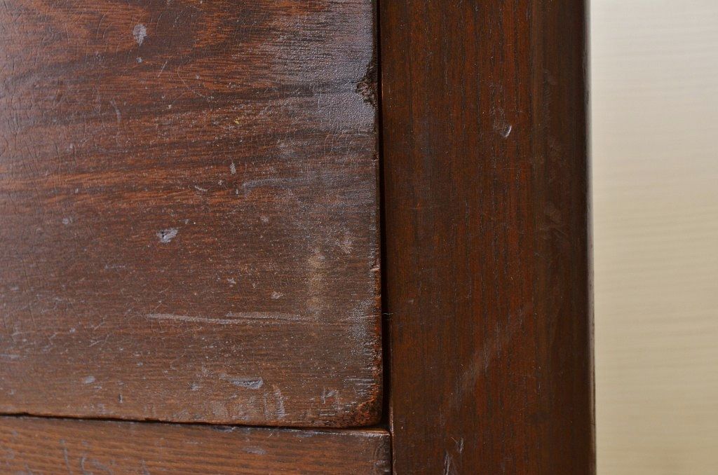 アンティーク家具　子供用の組み立て式アンティーク両袖机