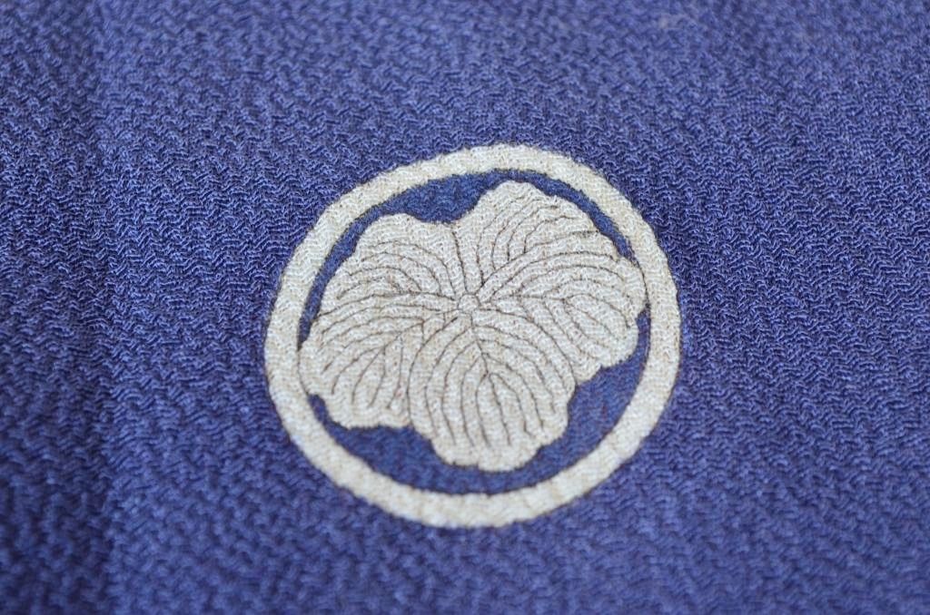 ○明治〜大正　縮緬着物2点(正絹古布)