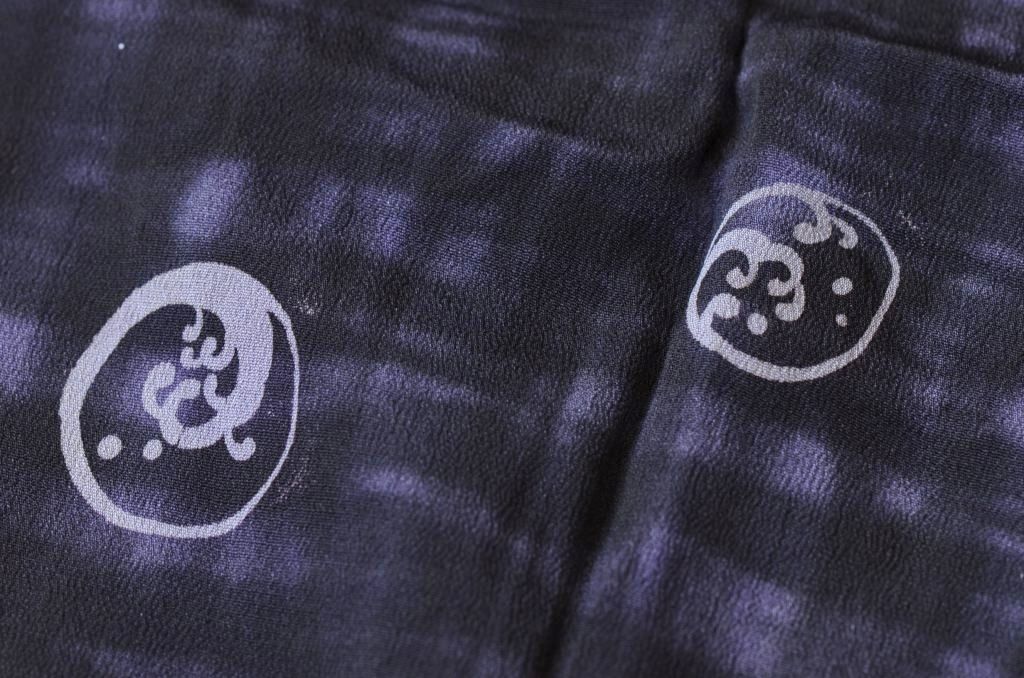 ○大正〜昭和初期!錦紗縮緬着物3点セット1