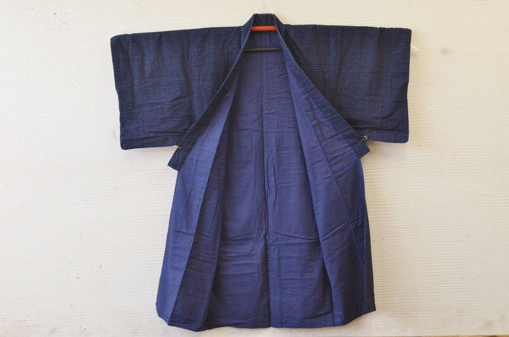 ○古い木綿絣着物3点セット(古布)