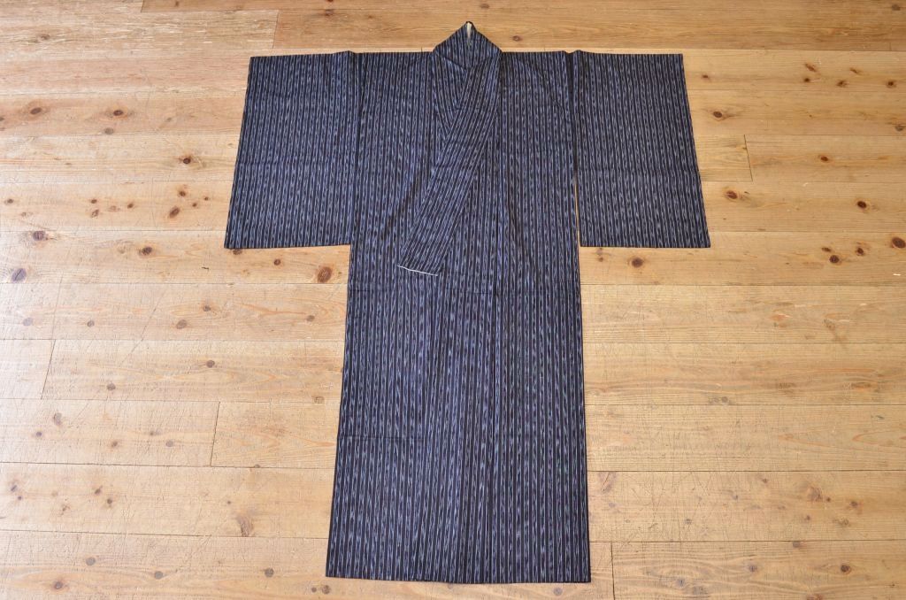 ○古い木綿絣着物3点セット(古布)