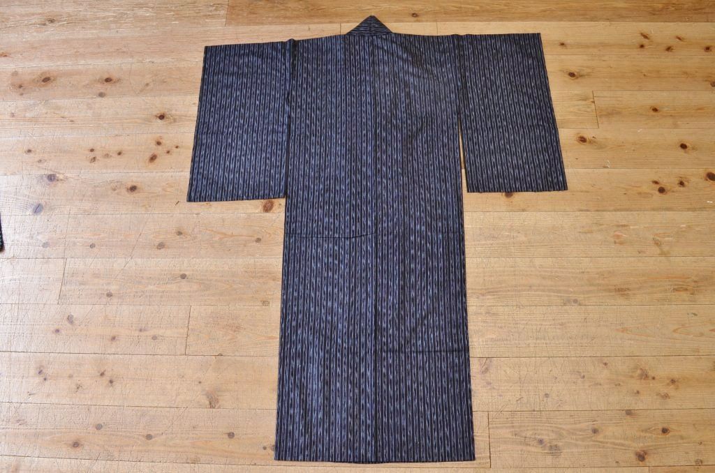 ○古い木綿絣着物3点セット(古布)