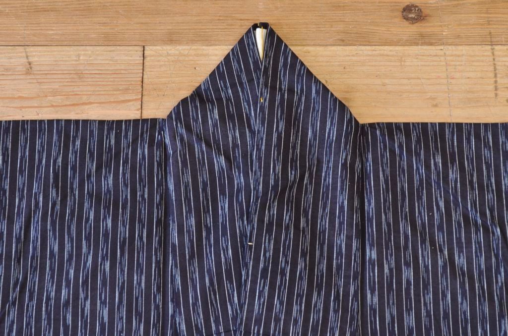 ○古い木綿絣着物3点セット(古布)