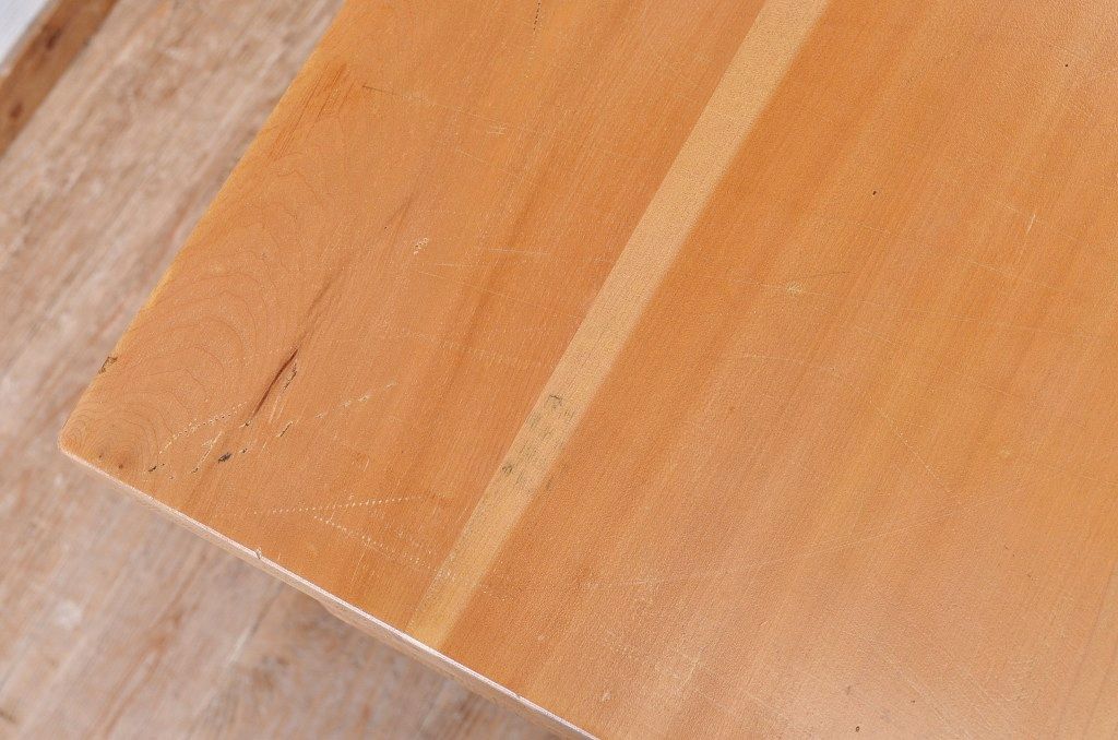 アンティーク家具　1980〜90年頃　古い学校の大きな作業台2