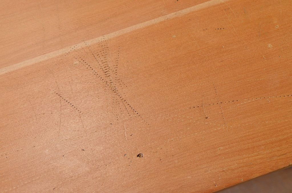 アンティーク家具　1980〜90年頃　古い学校の大きな作業台2