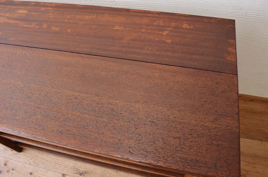 アンティーク家具　素敵な雰囲気!古い駄菓子屋の大きなカウンターテーブル