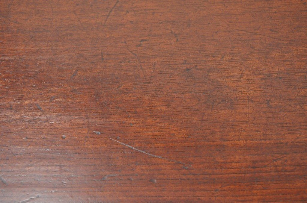 古い欅材の丸型ちゃぶ台　アンティーク