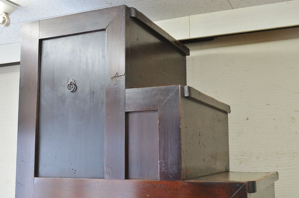 アンティーク家具　◇古民具　骨董　味の良い階段箪笥(箱階段)