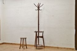 極上美品!中古　秋田木工のポールハンガー(帽子掛け)