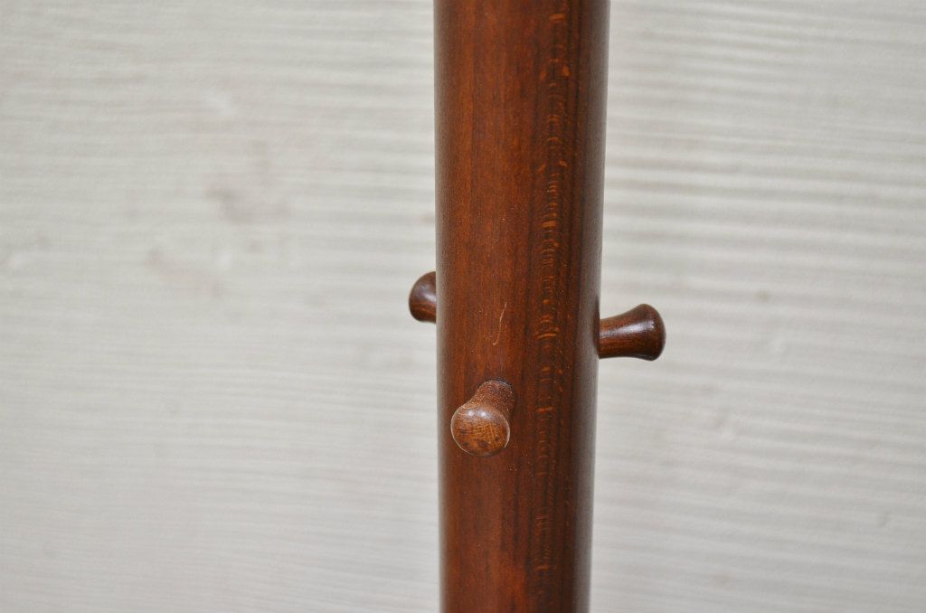 極上美品!中古　秋田木工のポールハンガー(帽子掛け)