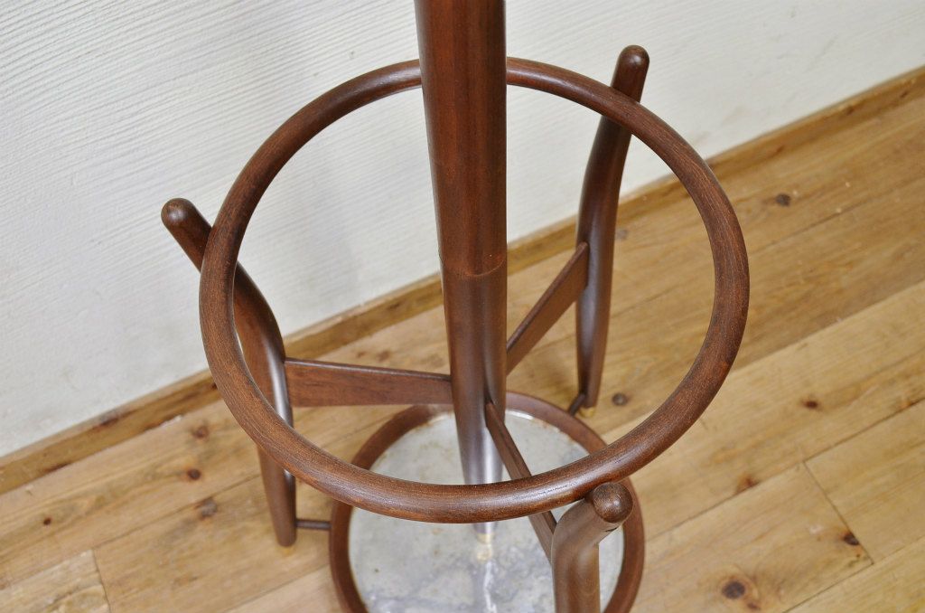 極上美品!中古　秋田木工のポールハンガー(帽子掛け)