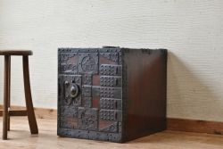 アンティーク家具　江戸期　掛硯型　懸硯型　佐渡船箪笥