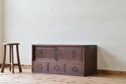 レトロ家具　古いお家のレトロなローボード
