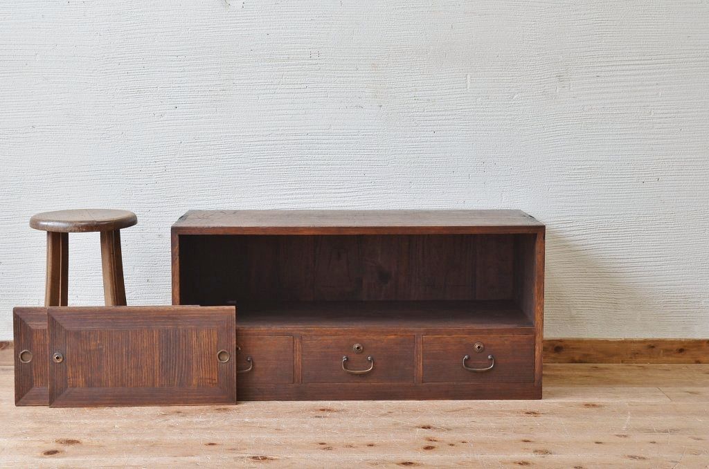 レトロ家具　古いお家のレトロなローボード