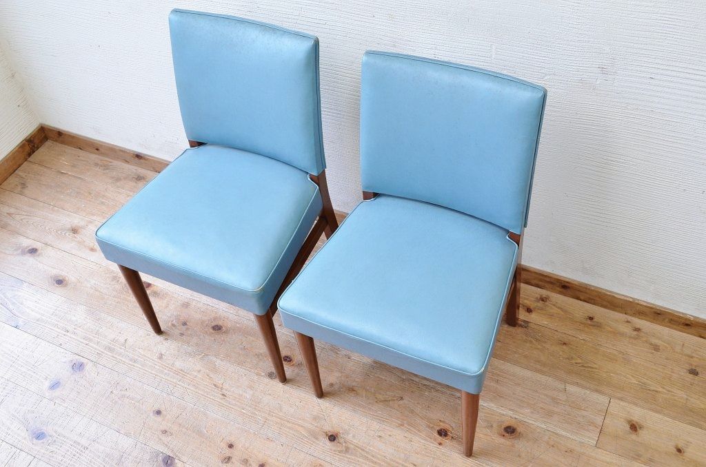ヴィンテージ家具　イギリスビンテージ　ラウンジチェア2脚セット2(イス、椅子)