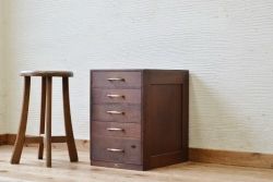 アンティーク家具　アンティーク五段小引き出し