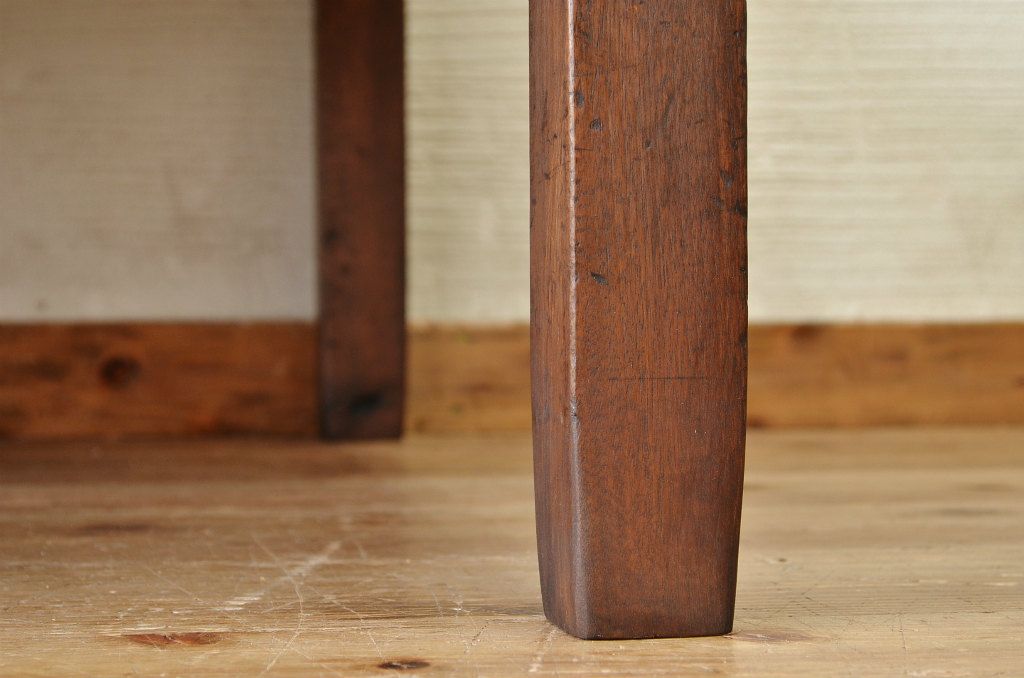 アンティーク家具　大きな引き出し付きアンティーク作業台(ダイニングテーブル、机)