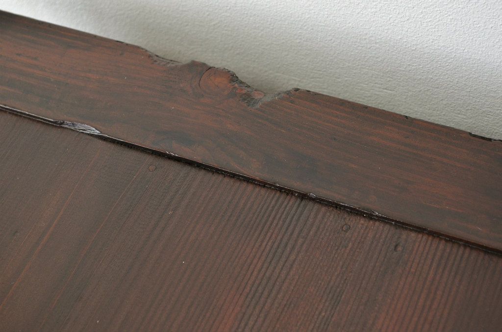 アンティーク家具　江戸〜明治　味のある縦格子時代箪笥サイドボード1(水屋箪笥、下駄箱)