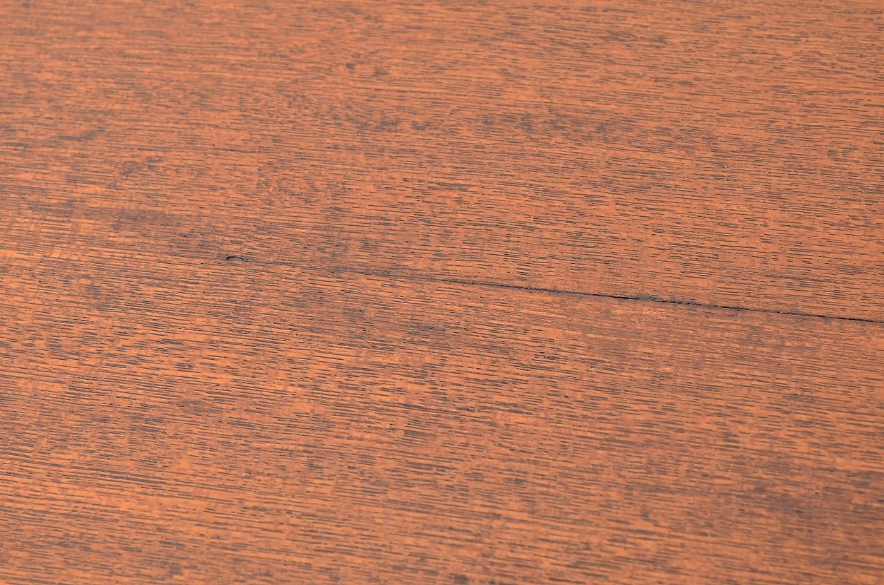 レトロ家具　昭和レトロ　古い木の特大組み立て式テーブル(作業台)