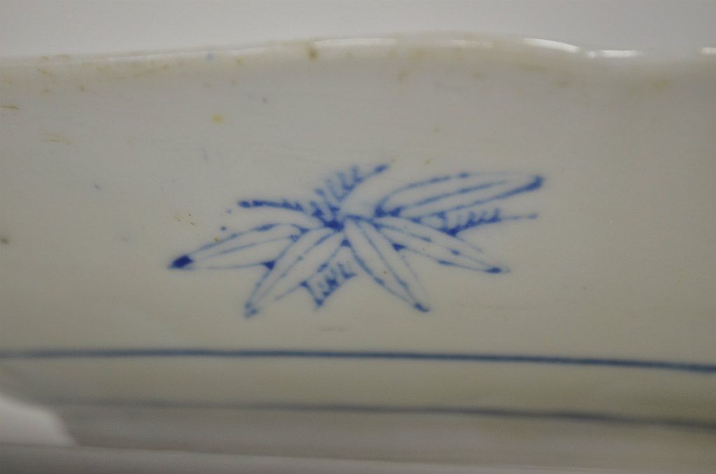 大正〜昭和初期　古い印判皿・鉢など5点セット