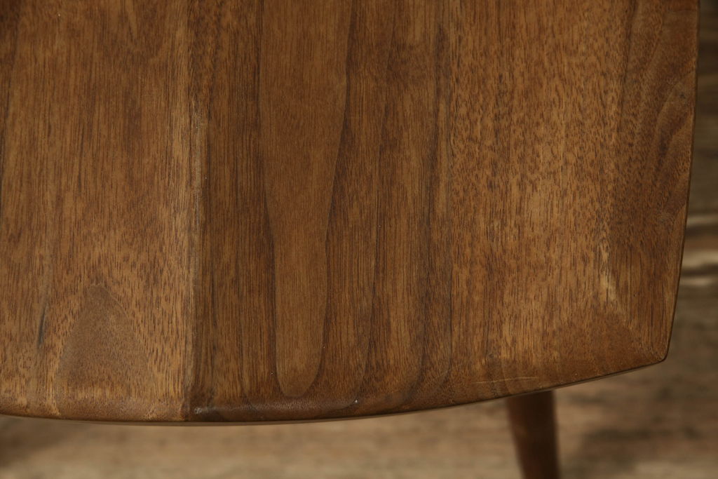 希少!　ヴィンテージ　美品　オリジナル　ジョージナカシマ　STRAIGHT BACKED CHAIR(ストレートバックチェア)　CN121　シンプルで洗練された佇まいが美しいチェア(ジョージ・ナカシマ、ダイニングチェア、板座チェア、イス、椅子、ビンテージ)(R-058953)