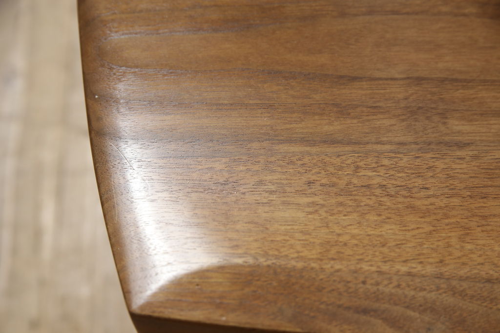 希少!　ヴィンテージ　美品　オリジナル　ジョージナカシマ　STRAIGHT BACKED CHAIR(ストレートバックチェア)　CN121　シンプルで洗練された佇まいが美しいチェア(ジョージ・ナカシマ、ダイニングチェア、板座チェア、イス、椅子、ビンテージ)(R-058953)