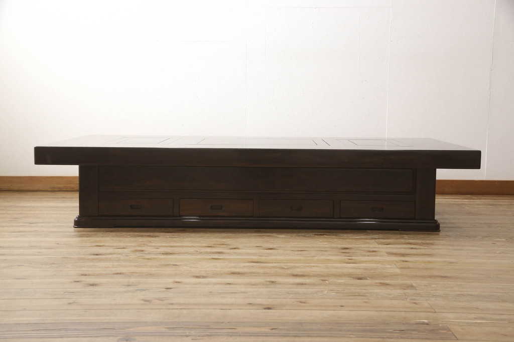 中古 最高級 シャム柿(ジリコテ)材 無垢材 特徴的な木目が目を 中古 最高級 シャム柿(ジリコテ)材 無垢材 特徴的な木目が目を
