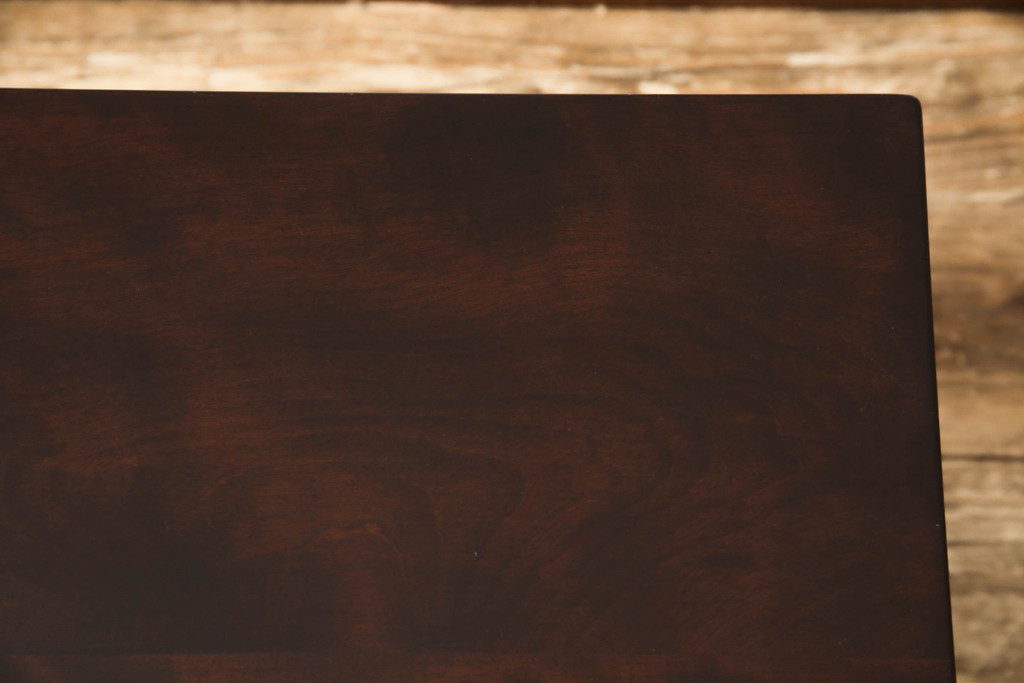 中古　松本民芸家具　タモ材　上質な大人の空間づくりにぴったりな折りたたみ座卓(ローテーブル、ちゃぶ台、文机、センターテーブル、折り畳み)(R-059800)
